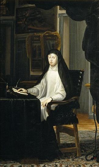  Portrait of Queen Mariana de Austria as a Widow